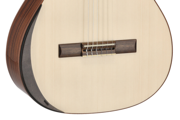 Manuel Rodriguez ACADEMIA Serie Santos Pavo Real, Fichte massiv / Santos Palisander, Cutaway Pickup, Made in Europe